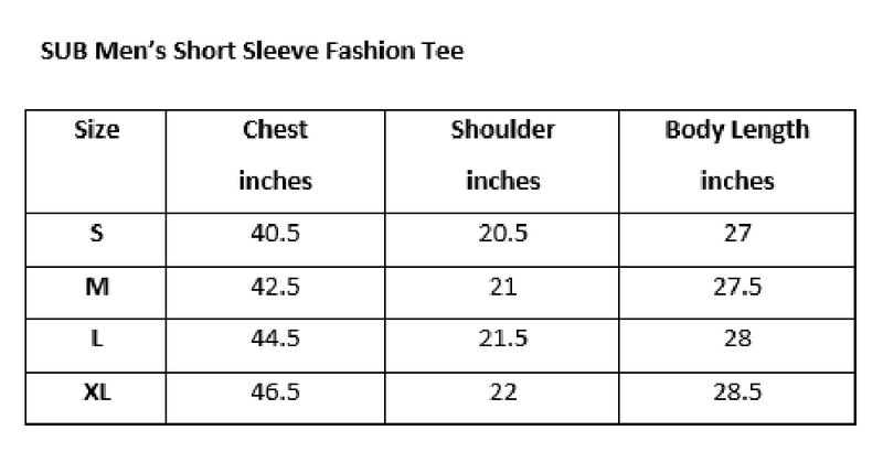 Men Short-Sleeve Fashion Tee - Black - S2M252