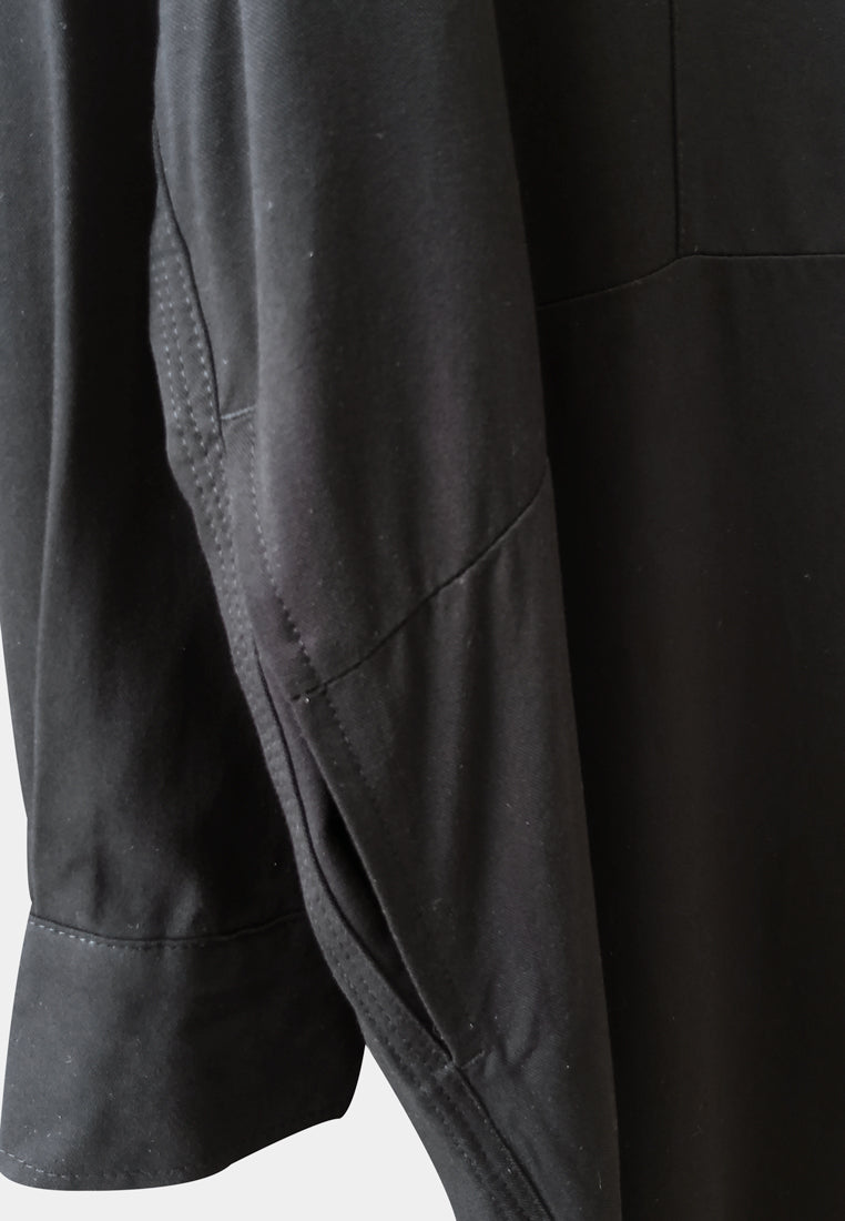 Women Long-Sleeve Fashion Shirt - Black - S2W286