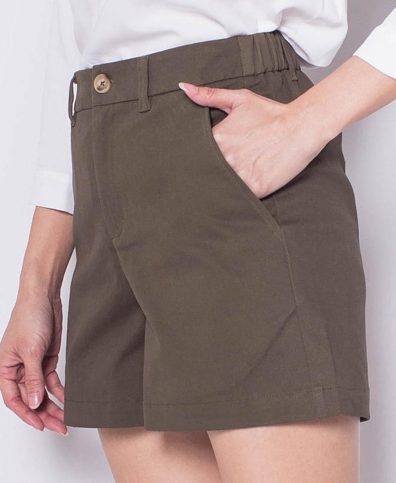 Women Short Pant - Army Green - H0W807