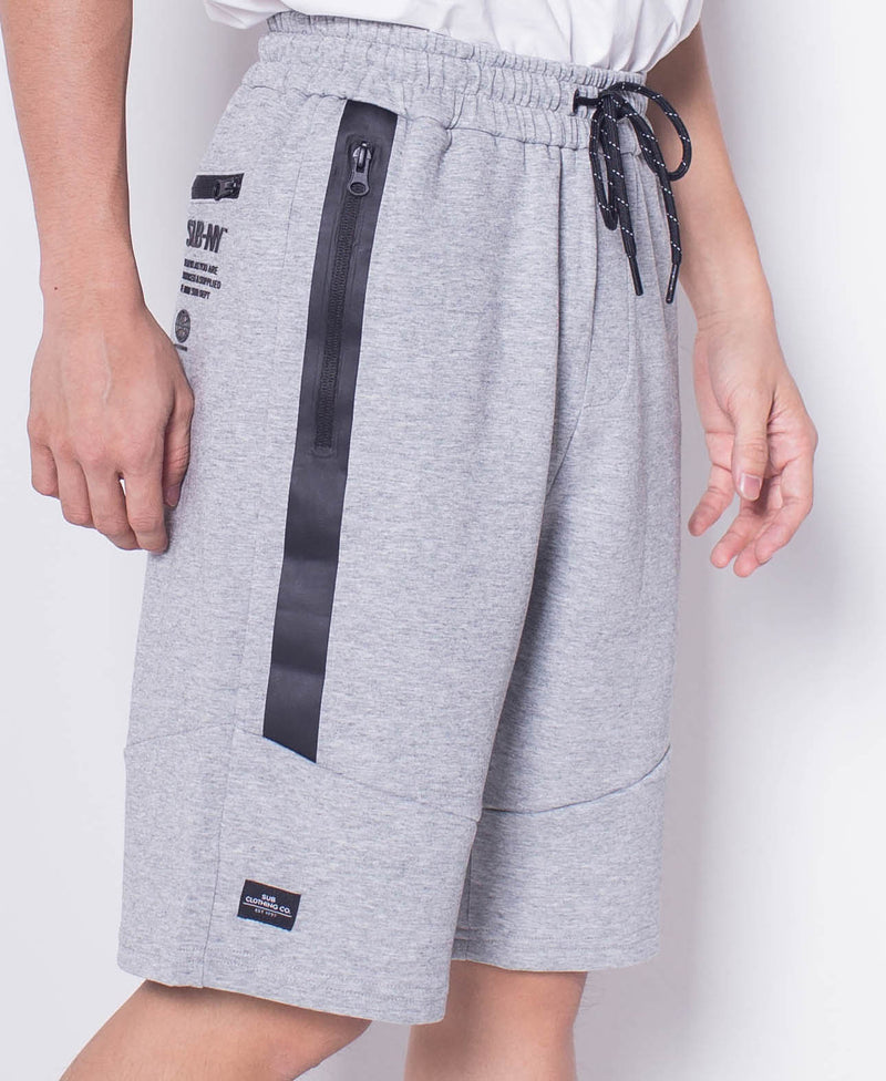 Men Knit Short Jogger - Grey - H0M654