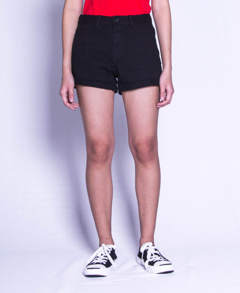 Women Short Pant - Black - F9W136