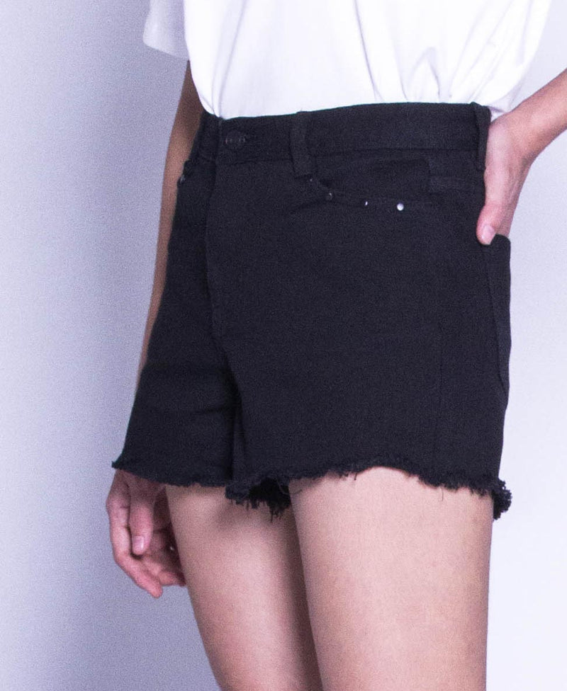 Women Short Pant - Black - F9W138