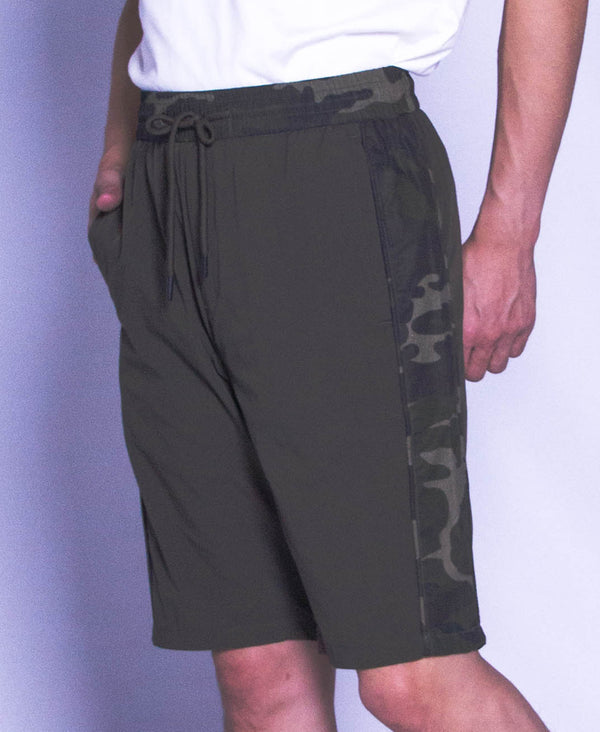 Men Short Pants - Army Green - H9M256