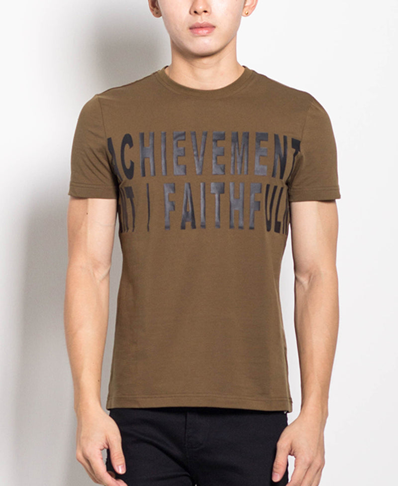 Men Graphic Tee - Army Green - M0M465