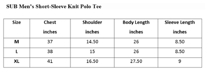 Men Short-Sleeve Knit Polo Tee - Dark Blue - H1M238