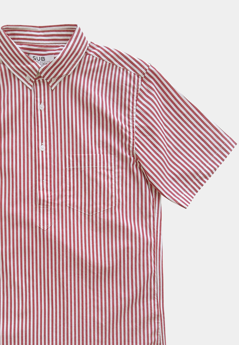 Men Short-Sleeve Shirt - Red - H1M085