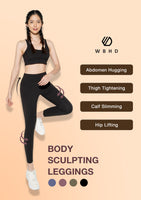 WBHD Women Sculpting Legging - Black - WBHDLP2001